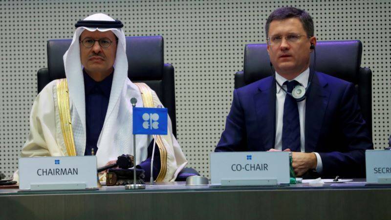 Россия допускает возможность возобновления нефтяных переговоров с Саудовской Аравией