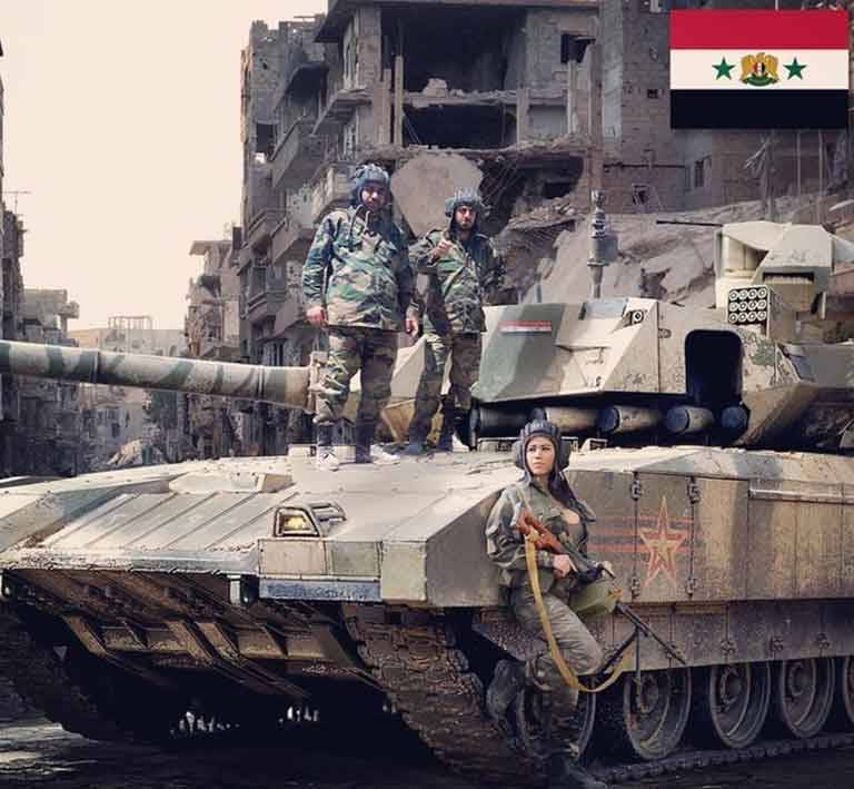 Россия обкатала в Сирии новейший танк Т-14 «Армата»