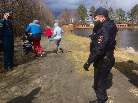 В Екатеринбурге за выходные полиция составила 104 материала за нарушителей самоизоляции