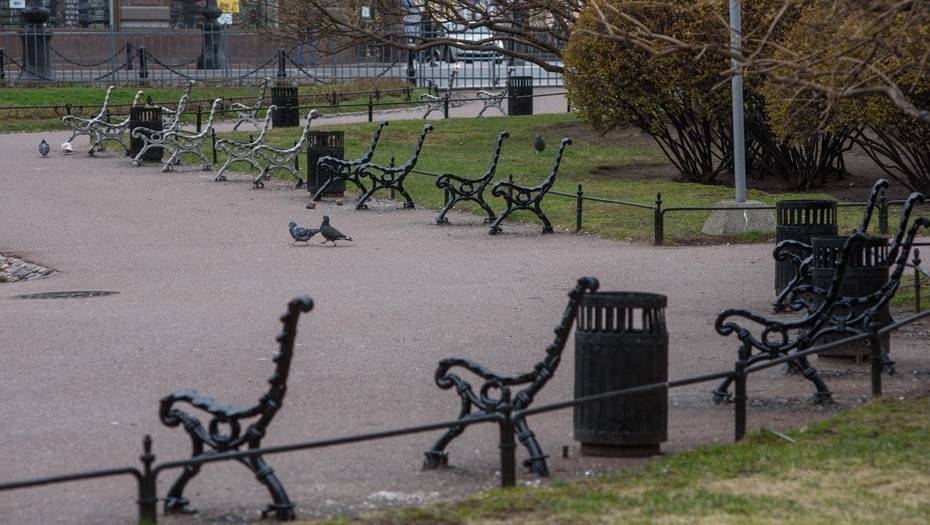 В парка и скверах Петербурга поймали более 300 нарушителей самоизоляции