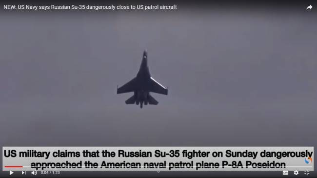 Fox News: 2-й случай за 4 дня — российский самолет перехватил американский