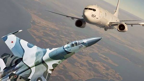 Российский Су-35 встретил разведчика США новым перехватом у берегов Сирии