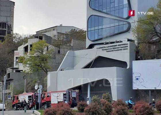 Грузинская оппозиция обвиняет власти в поджоге библиотеки Саакашвили
