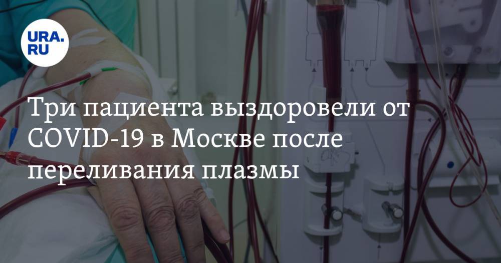 Три пациента выздоровели от COVID-19 в Москве после переливания плазмы