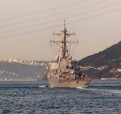 Какие задачи выполнил американский эсминец в Черном море с прицелом на Крым