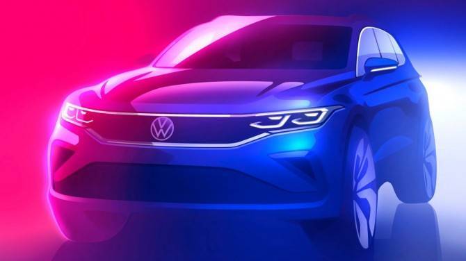Volkswagen показал изображение рестайлингового Tiguan