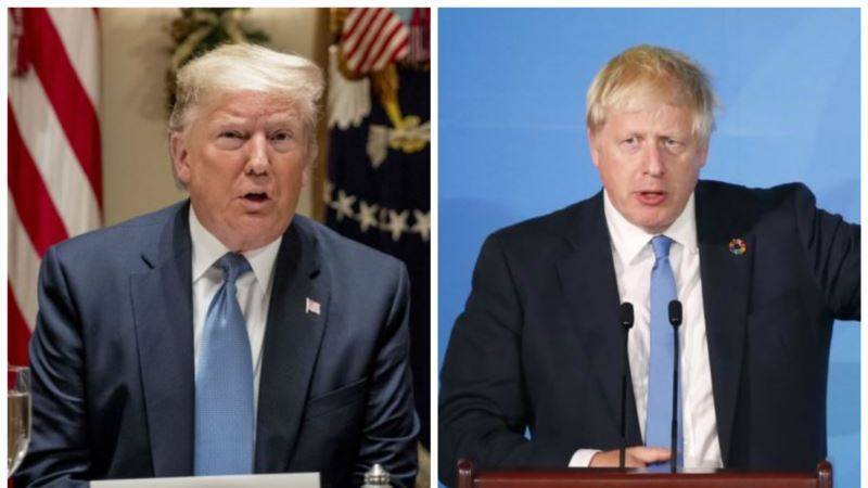 Трамп и Джонсон обсудили американо-британское сотрудничество