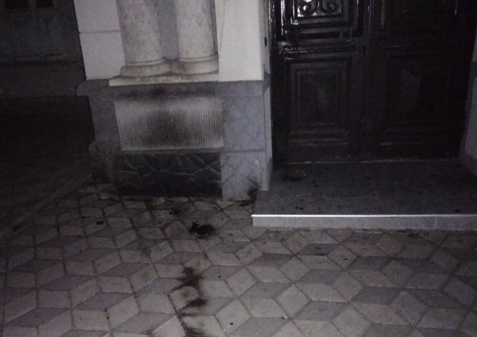 Украина. Осквернена синагога