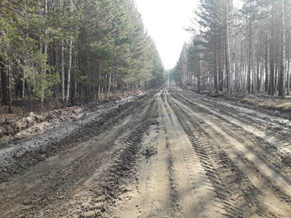 Власти и подрядчик спорят, кто должен восстановить уничтоженную дорогу в тюменском селе