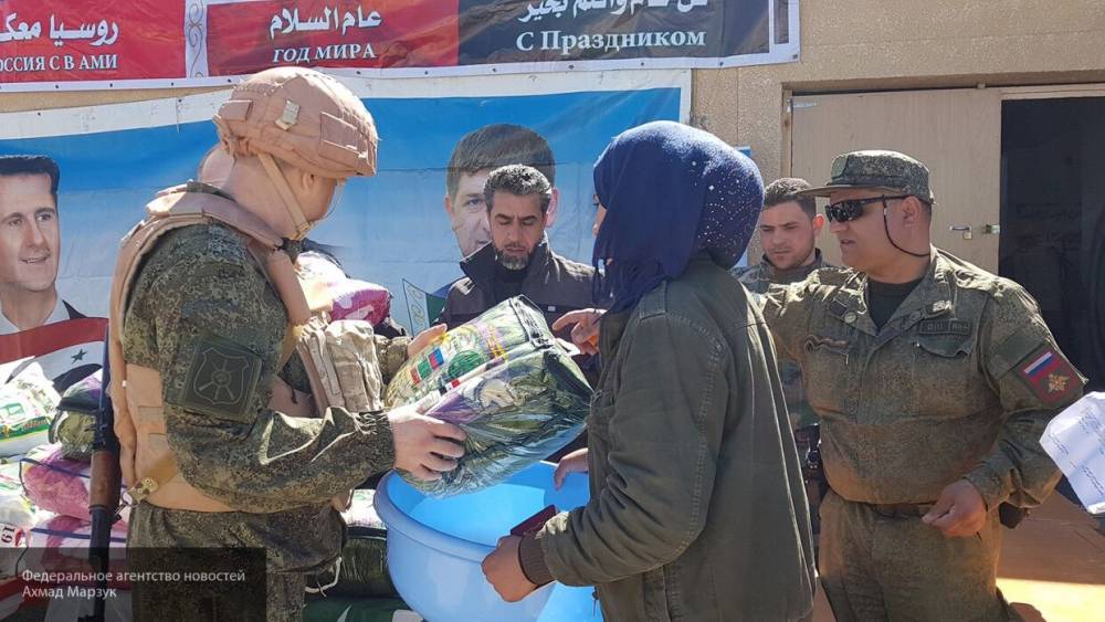 Более семи тонн продовольствия получили мирные сирийцы в провинциях Хомс и Дейр-эз-Зор