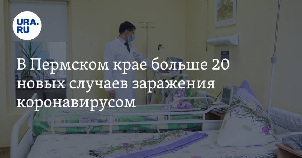 В Пермском крае больше 20 новых случаев заражения коронавирусом