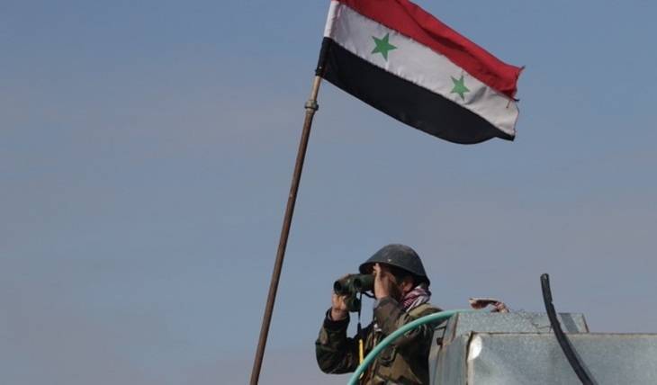 Американскую армию в Сирии закидали булыжниками - mirnov.ru - США - Сирия