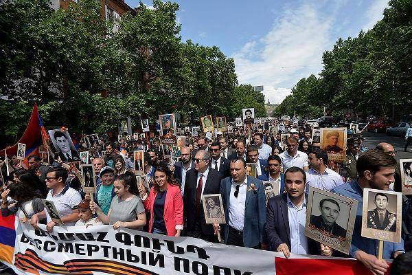 Перед шествием «Бессмертного полка» в Армении запустили онлайн-акцию