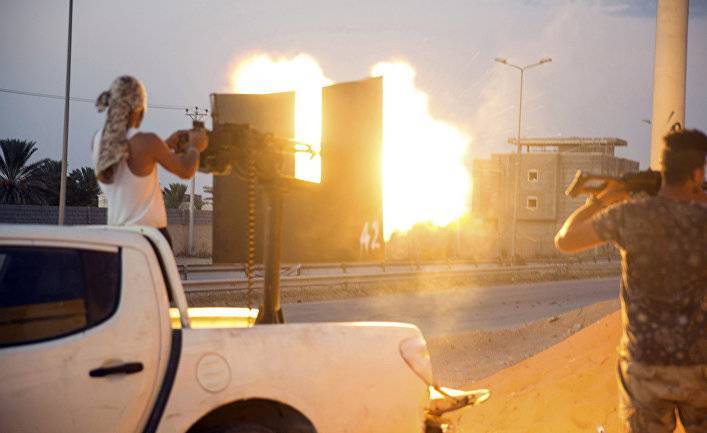 Anadolu (Турция): Ливия заявила, что российские наемники применили нервно-паралитический газ в Триполи