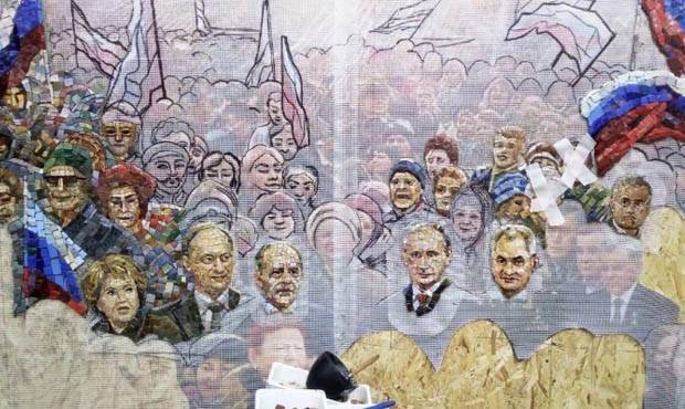 Стены главного храма российской армии украсят мозаикой с портретами Путина, Шойгу и Сталина