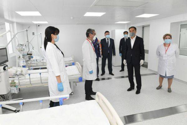 В Алма-Ате больницу для лечения коронавируса построили за 18 дней