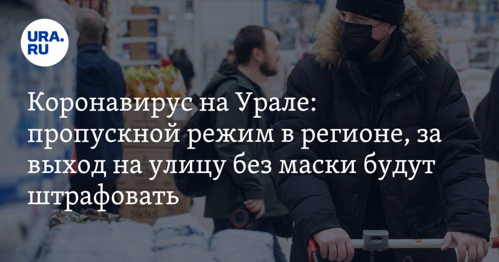 Коронавирус в Свердловской области: пропускной режим в регионе, за выход на улицу без маски будут штрафовать. Последние новости 24 апреля