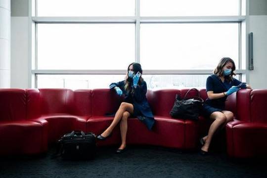 Фотографии работающих во время пандемии стюардесс расстроили пользователей