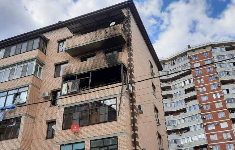 Один человек погиб при пожаре в жилом доме в Краснодаре