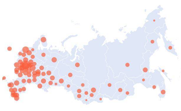 Количество больных коронавирусом в России на 24 апреля