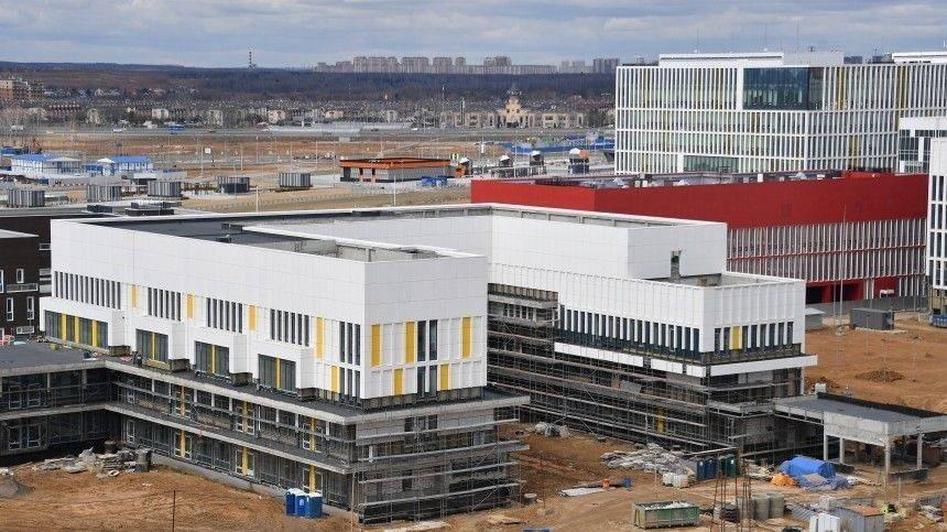 Строительство нового медцентра завершается рядом с больницей в Коммунарке