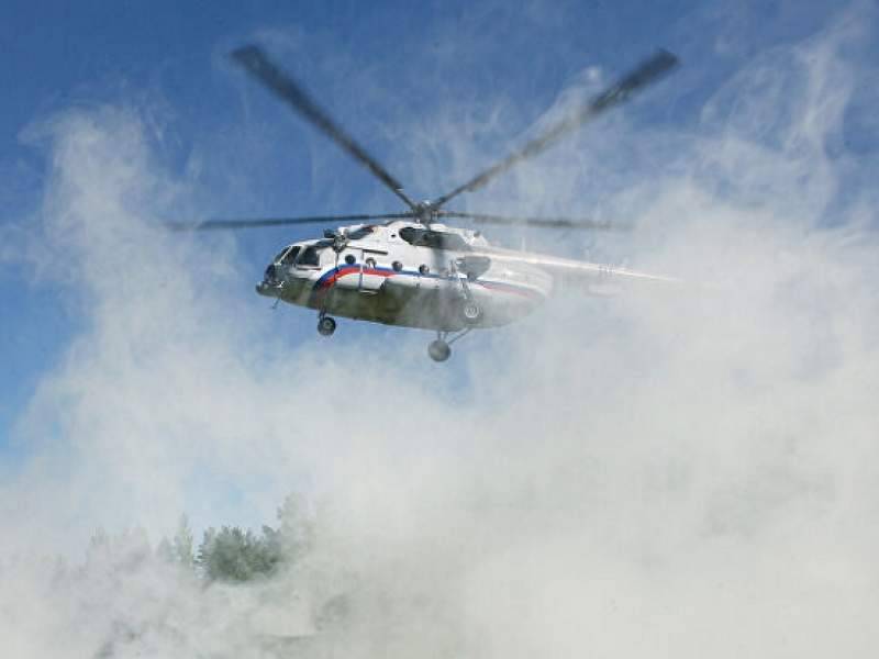 Катастрофа вертолета на Ямале попала на видео