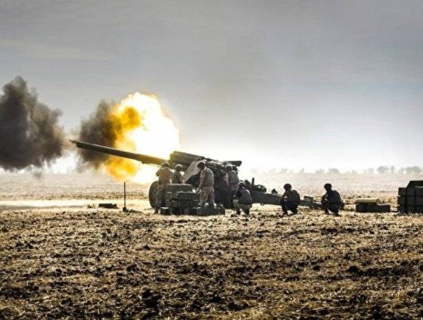 Тяжелая артиллерия карателей продолжает обстрел мирного населения Донбасса