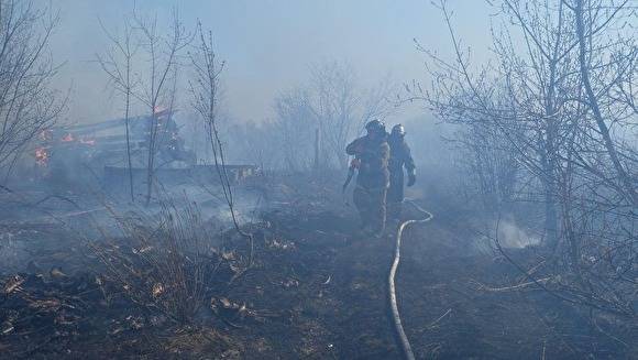В Курганской области на два дня объявили высокую пожарную опасть