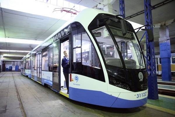 «ПК Транспортные системы» поставили столице четыре новых трамвая «Витязь-Москва»