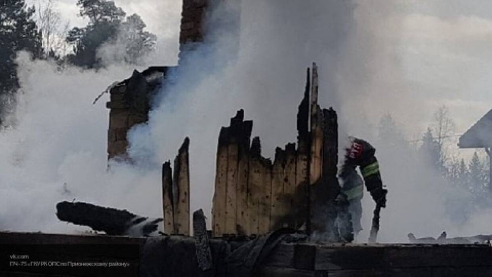 Многодетная семья осталась без крова и вещей после пожара в Прикамье