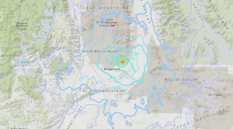 В Калифорнии – землетрясение силой 4 балла: есть угроза оползней