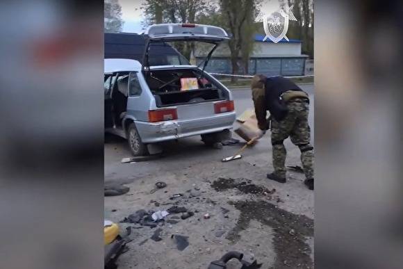 Следственный комитет опубликовал видео с места взрыва в автомобиле в Волгограде