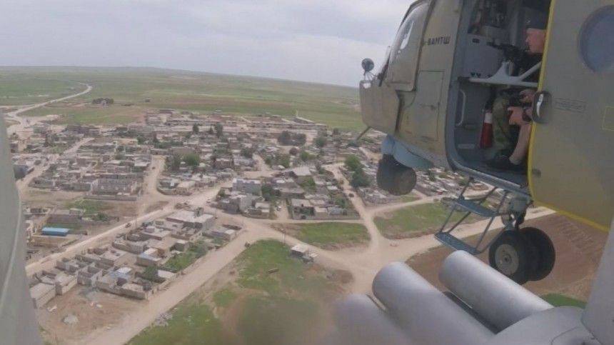 Российские военные провели воздушное патрулирование в Сирии