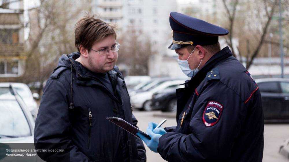 Автомобилист оштрафован за езду без цифрового пропуска в Москве