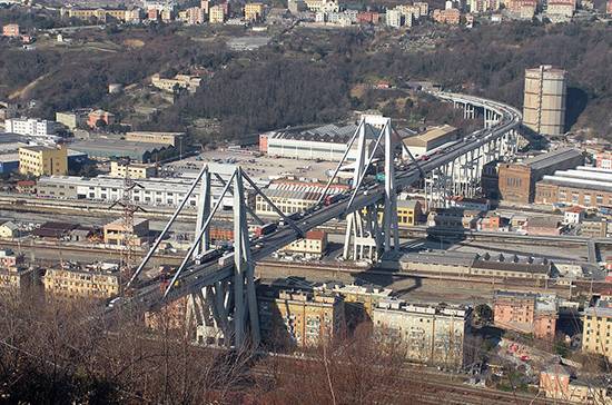 В Генуе установлен последний пролёт моста, строящегося вместо обрушившегося моста Моранди