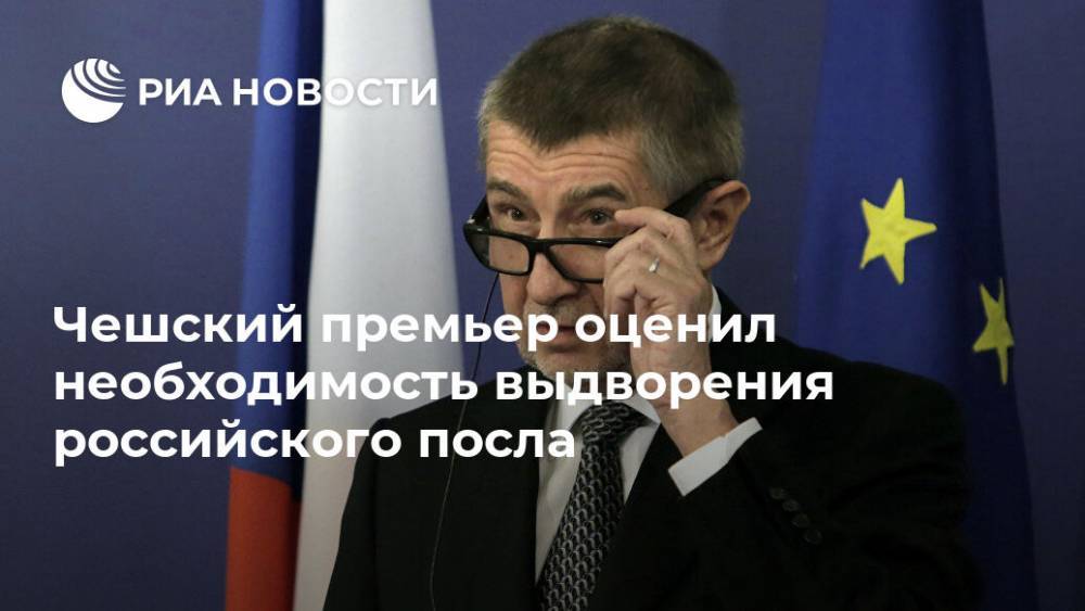 Чешский премьер оценил необходимость выдворения российского посла