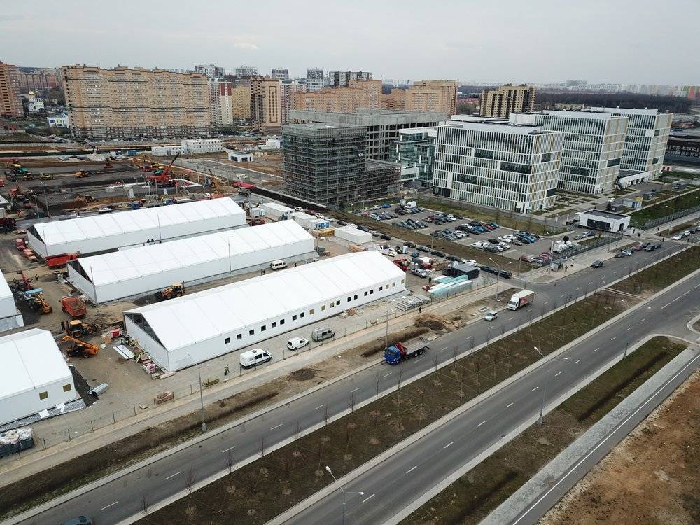 Москва подготовит временные госпитали на 10 тысяч коек