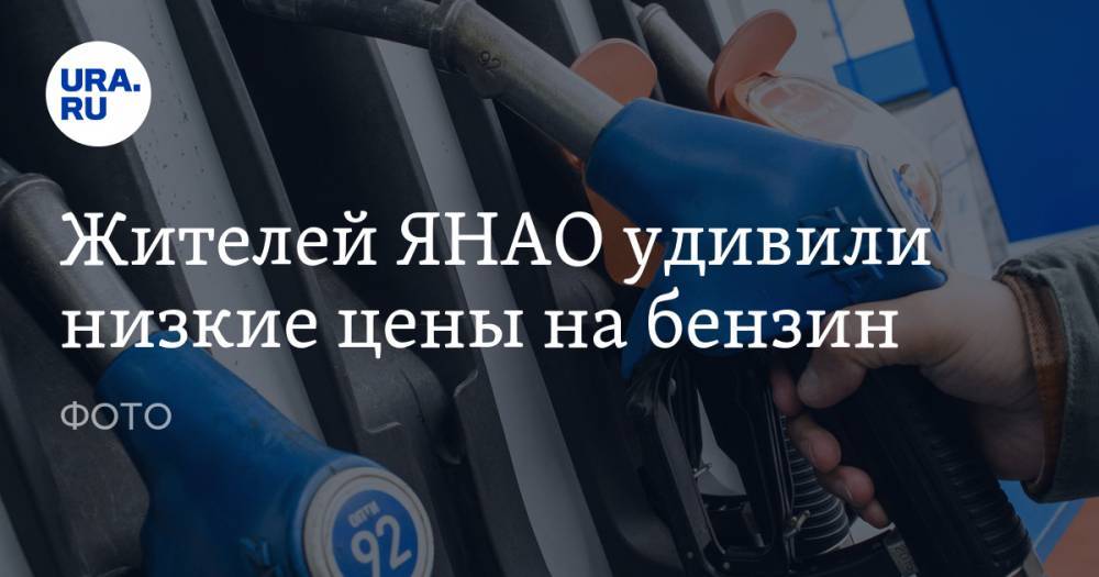 Жителей ЯНАО удивили низкие цены на бензин. ФОТО
