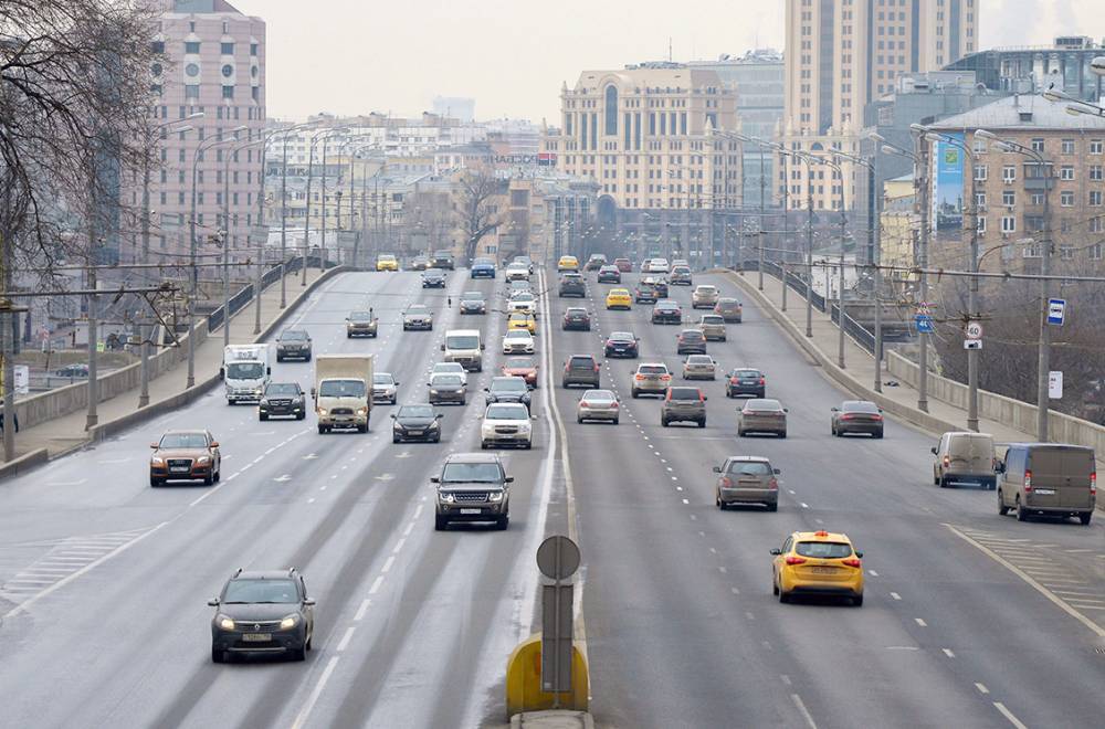 ЦОДД заявил об уменьшении числа автомобилей на столичных дорогах