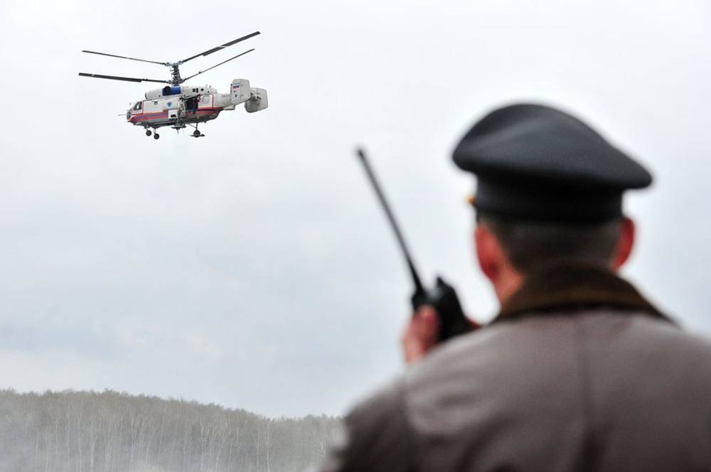Вертолеты начали отслеживать пожароопасную обстановку в Московском регионе