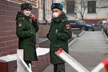Минобороны России назвало число зараженных коронавирусом в армии