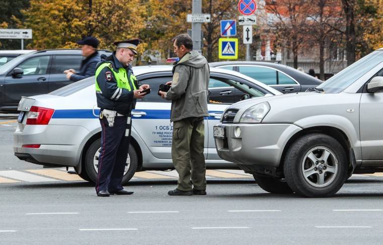 Московская полиция может уточнять у водителей цели их поездки