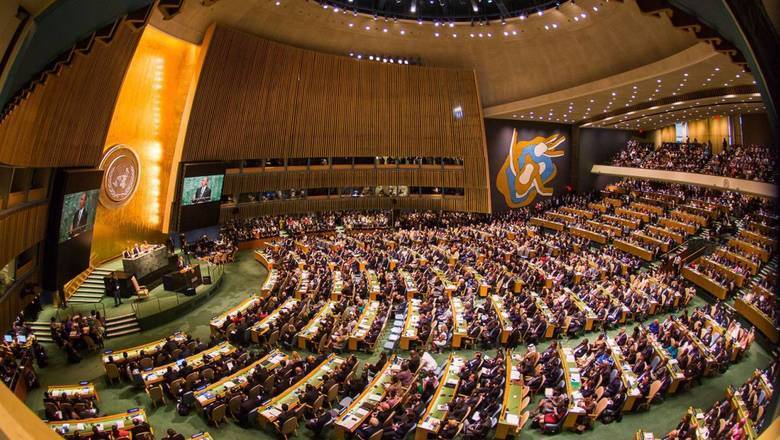 Резолюцию России о снятии санкций не поддержали в Генассамблее ООН
