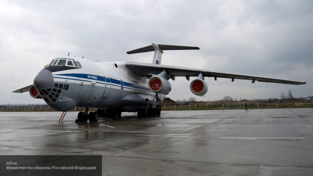 Ил-76 ВКС РФ с помощью для борьбы с COVID-19 на борту вылетел в Сербию