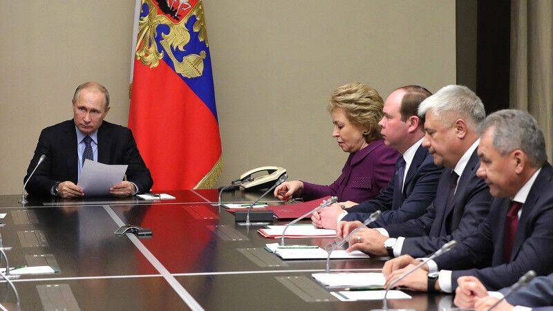 Путин впервые проведет заседание Совбеза в удаленном формате