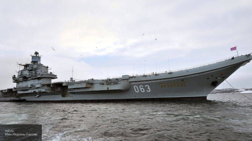 Ремонт "Адмирала Кузнецова" не повлияет на срок сдачи корабля в 2022 году