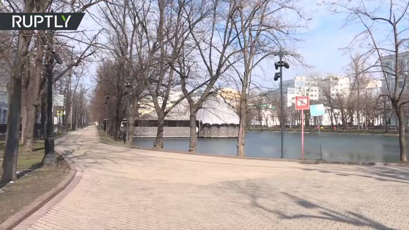 Самоизоляция в Москве: как выглядит центр столицы после введения ограничений из-за коронавируса | день седьмой