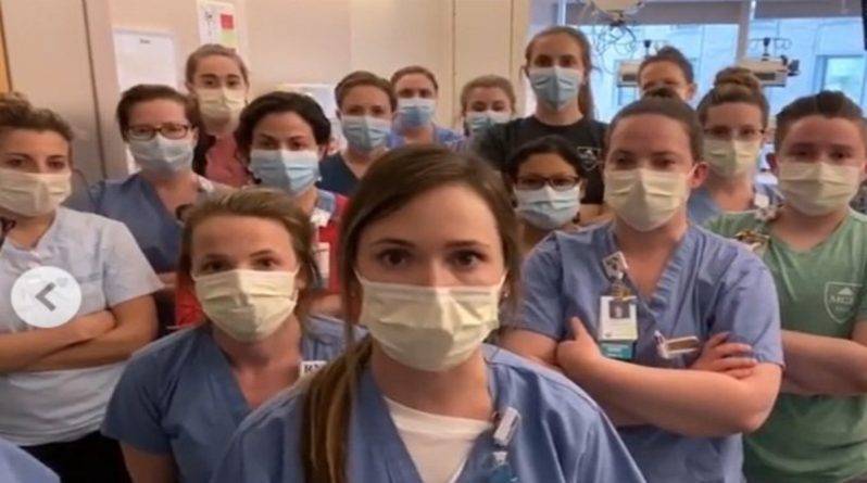 «Напуганные» медсестры умоляют предоставить им аппараты ИВЛ и придерживаться самоизоляции (видео)