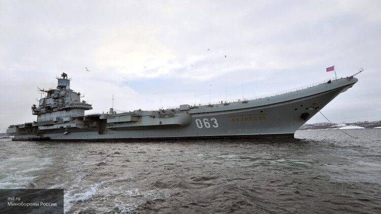 Авианосец "Адмирал Кузнецов" передадут флоту после ремонта
