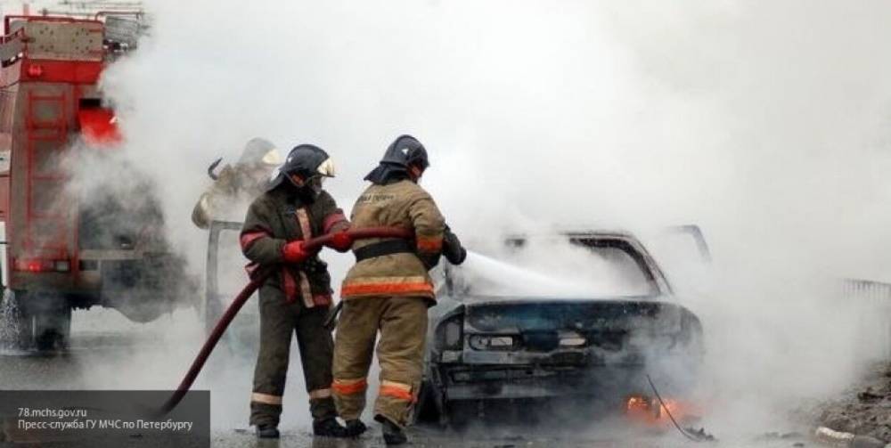 Пьяный житель Кузбасса заживо сгорел в своей машине